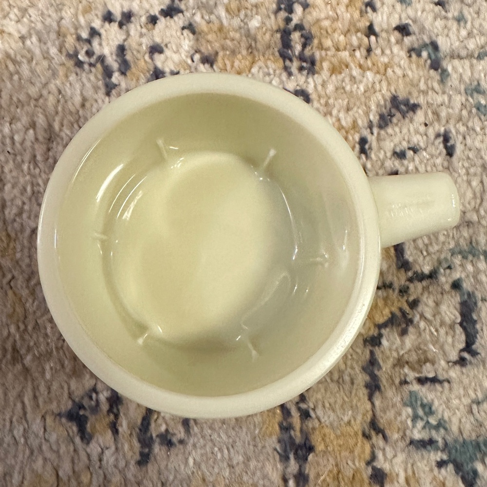 Old Spice milk glass shaving set: wood handle brush & new old stock shaving puck - Picture 5 of 12